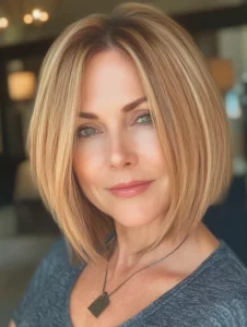 25+ Trendy Bob Hairstyles for Women Over 40