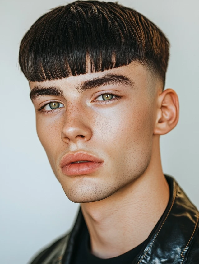 High and Tight Edgar modeled by a young male
